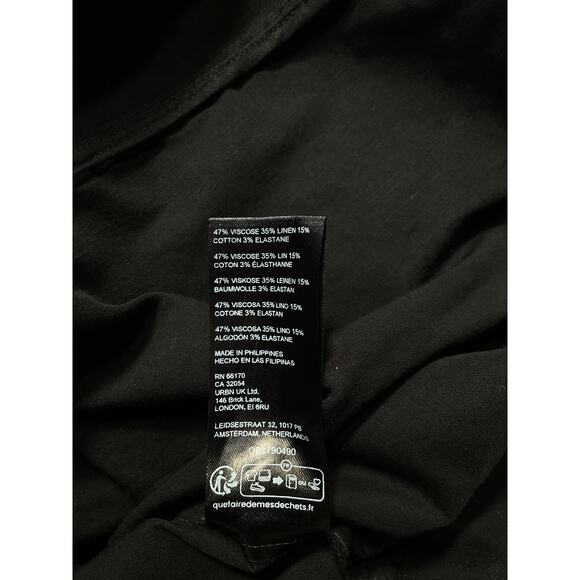 Maeve 'The Colette' Black Linen Maxi Skirt Size XL - Picture 4 of 5